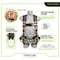 Frontline Combat Reflective Harness, M/L, 310 lbs, Trauma Straps Chest/ Tongue Leg Straps, Side D-Ring 100RCTB-ML - alternate 5